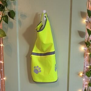 Pet Dog Neon Highlighter Green Reflective Safety Vest 🦺 S / M